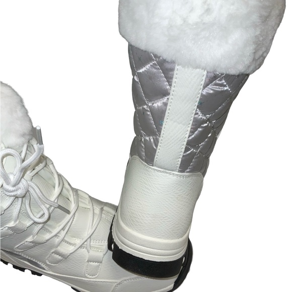 HOBIBEAR Women’s 🌸Faux Fur🌸 Anti-Slip Waterproof Winter Snow Boots - SZ 9 - Picture 10 of 16